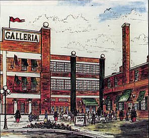 Illustration of The Galleria at West Front St & Bridge Ave, Red Bank, NJ