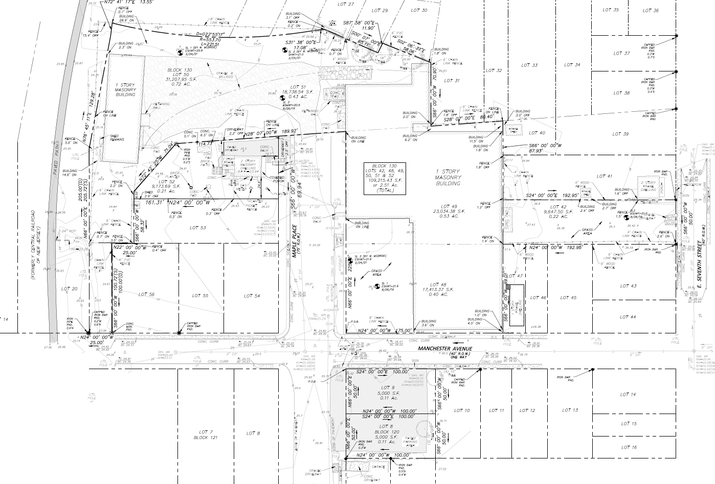 Recorded site plan for a New Jersey land parcel sold to BayfordBridge
